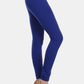 Yelete Ready For Action Seamless High Waist Fleece Leggings in Navy