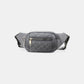 Zenana Own The Day Quilted Multi Pocket Waist Belt Bag