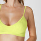 NIKIBIKI Lemonade Seamless Ribbed V-Neck Bralette