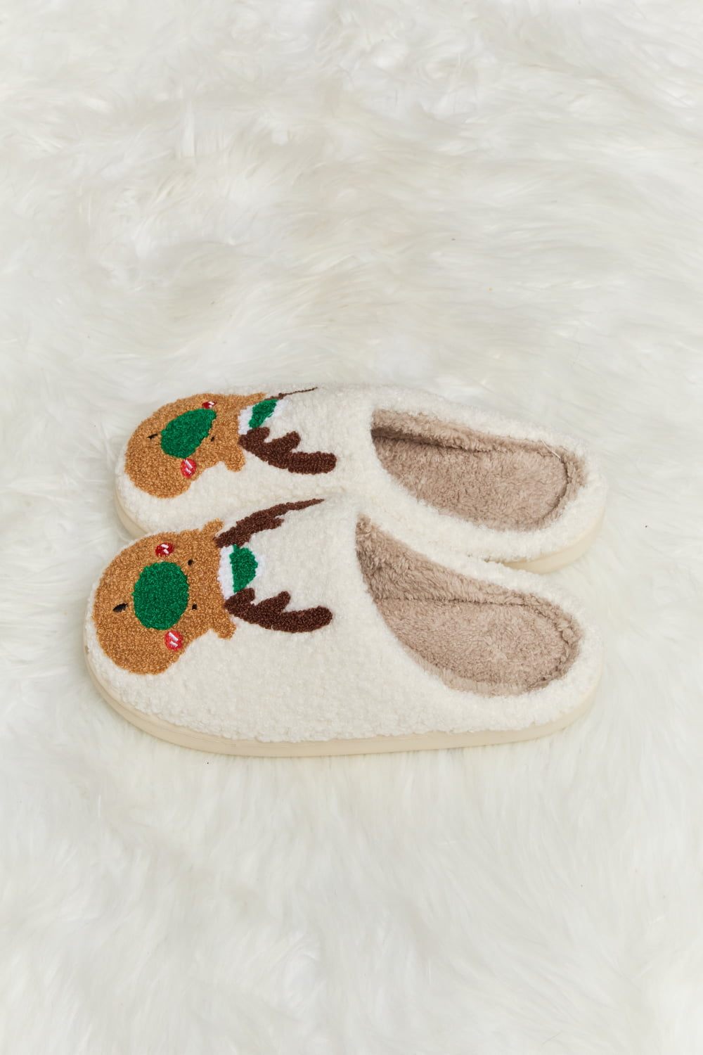 Melody Rudolph Plush Slide Slippers