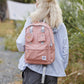 Himawari Wandering Waterproof Canvas Backpack Bag with Removable Coin Purse