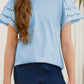 Olivia's Girls Flutter Sleeve T-Shirt