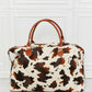 Relax, Recharge, Repeat Animal Print Plush Weekender Bag