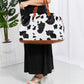 Relax, Recharge, Repeat Animal Print Plush Weekender Bag