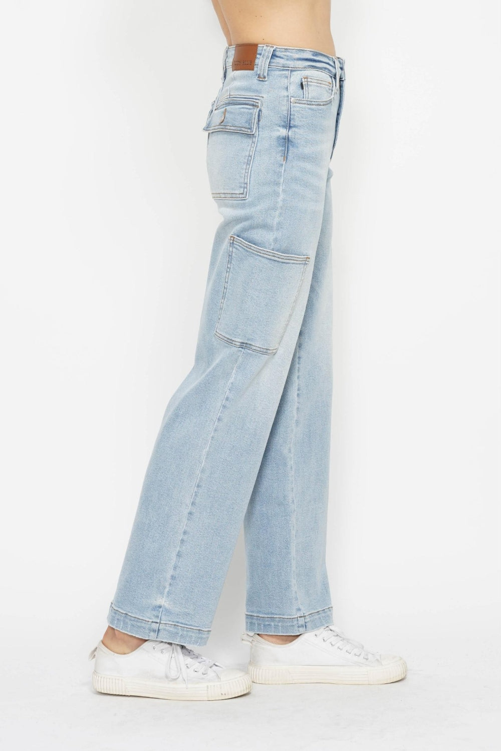 Judy Blue Taylor High Waist Straight Cargo Jeans