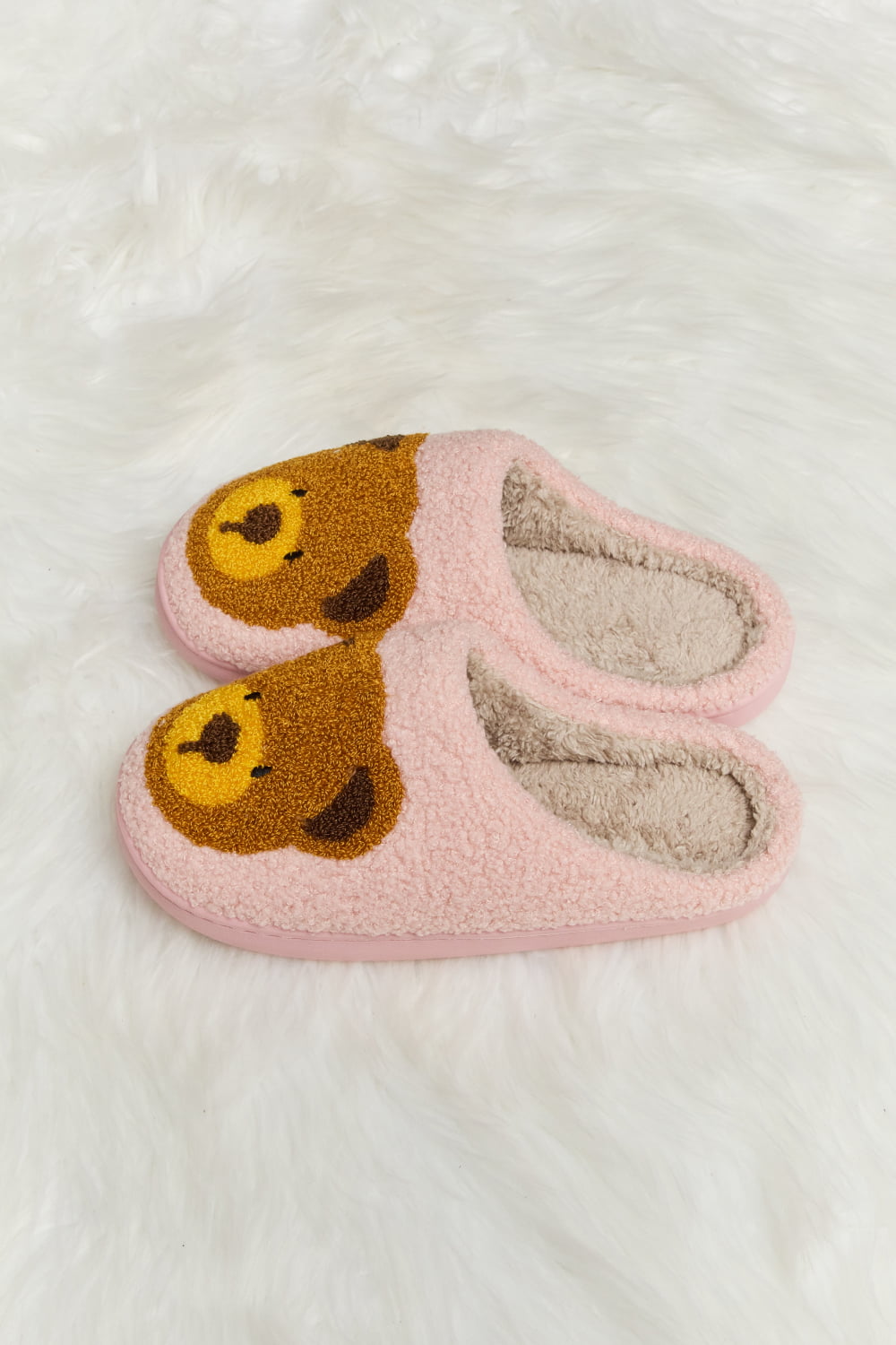 Melody My Teddy Bear Plush Slide Slippers