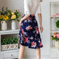 Reborn J Summer Breeze Floral Wrap Ruffled Skirt