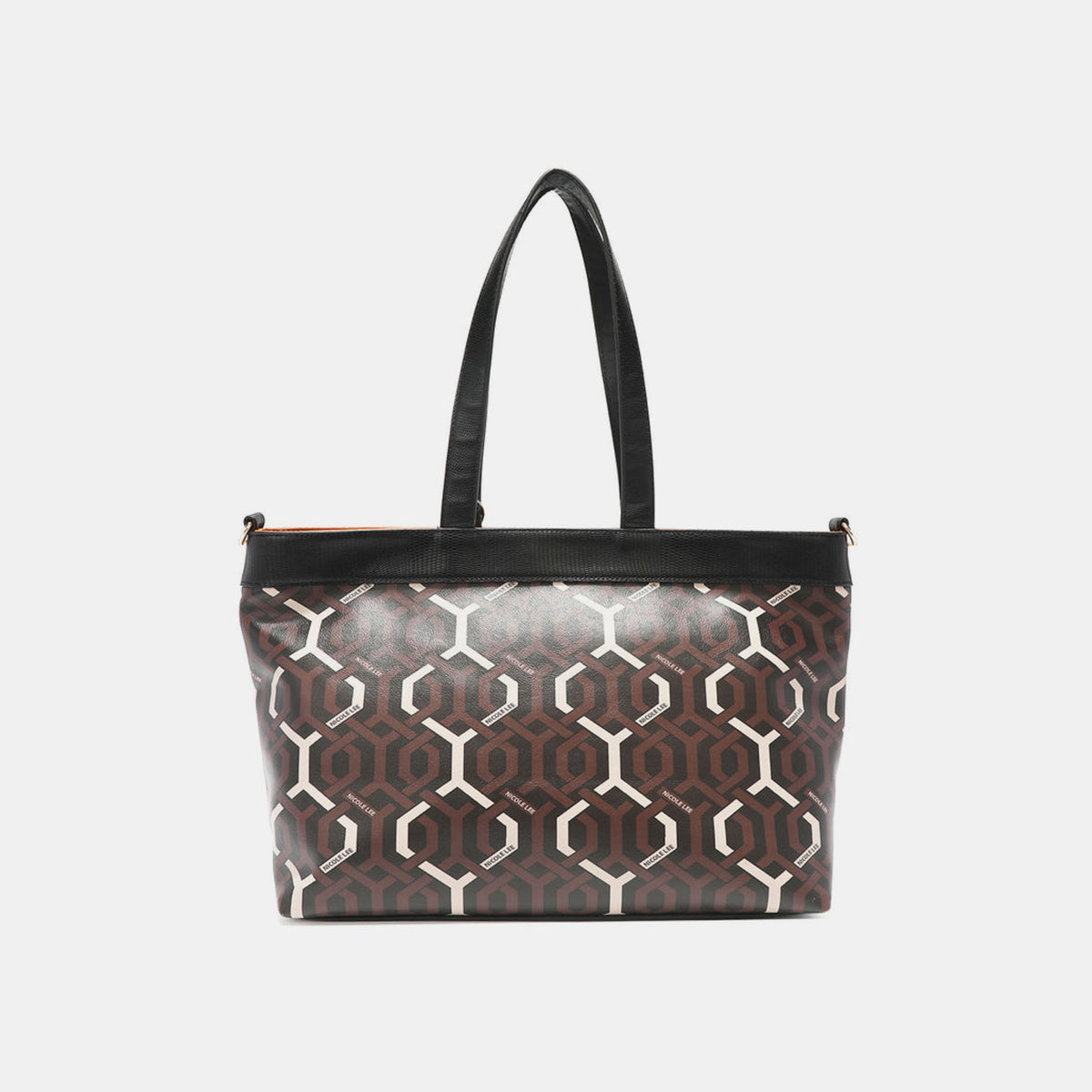 Nicole Lee USA I'm All In Geometric Pattern Large Handbag