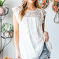 Heimish Lace Oasis Cap Sleeve Lace Top