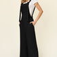 Double Take Brunch Date Sleeveless Wide Leg Jumpsuit