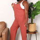 Double Take I'm On Relax Time Wide Leg Overalls with Front Pockets