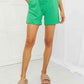 Blumin Apparel Too Good Ribbed Shorts in Green