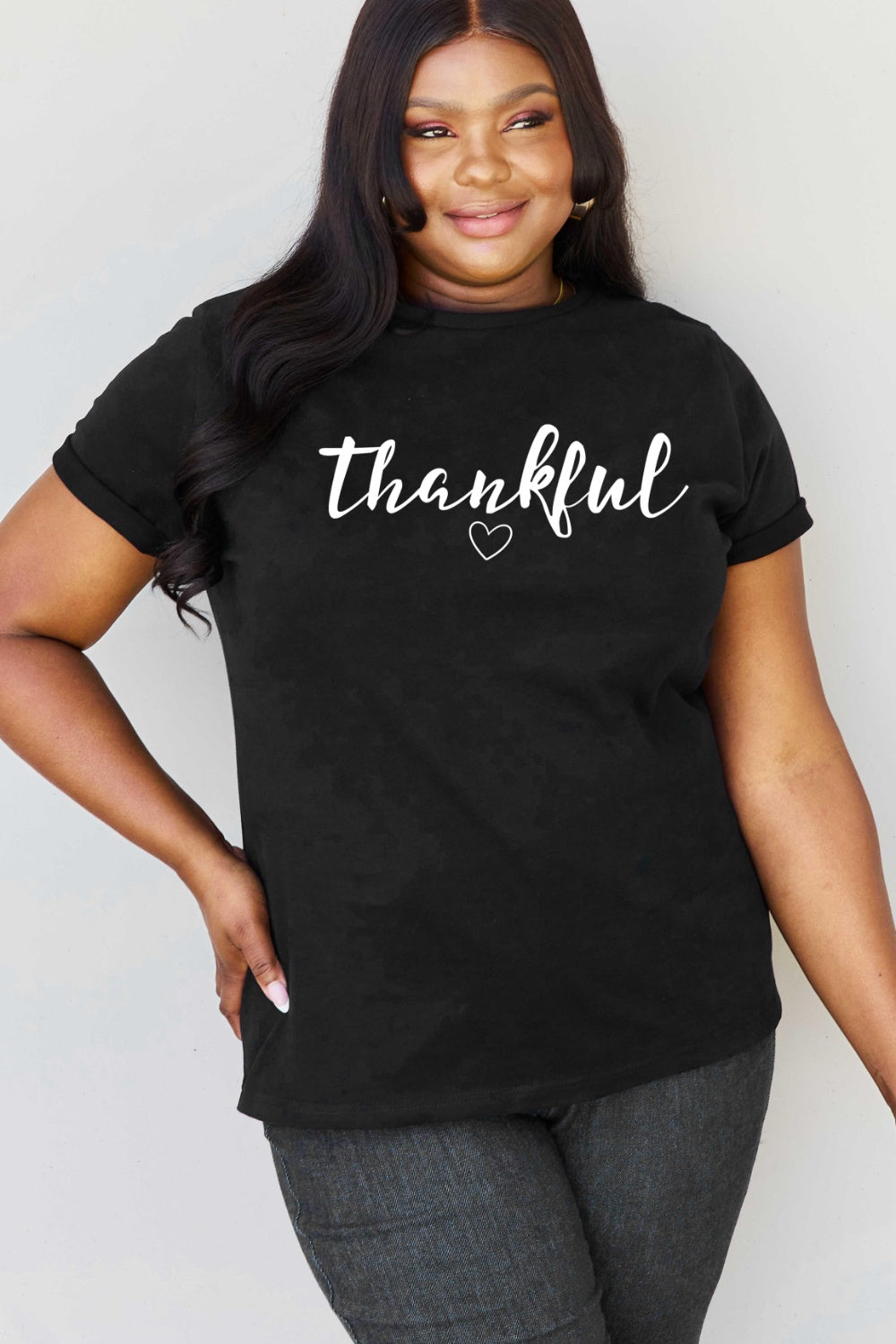 Simply Love THANKFUL Graphic T-Shirt