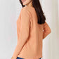 Basic Bae Pumpkin Patch Half Button Long Sleeve Top