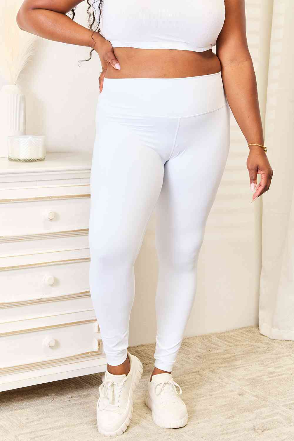 Double Take Best Of You Wide Waistband Sports Leggings