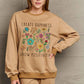 Simply Love CREATE HAPPINESS  GROW POSITIVITY Graphic Sweatshirt