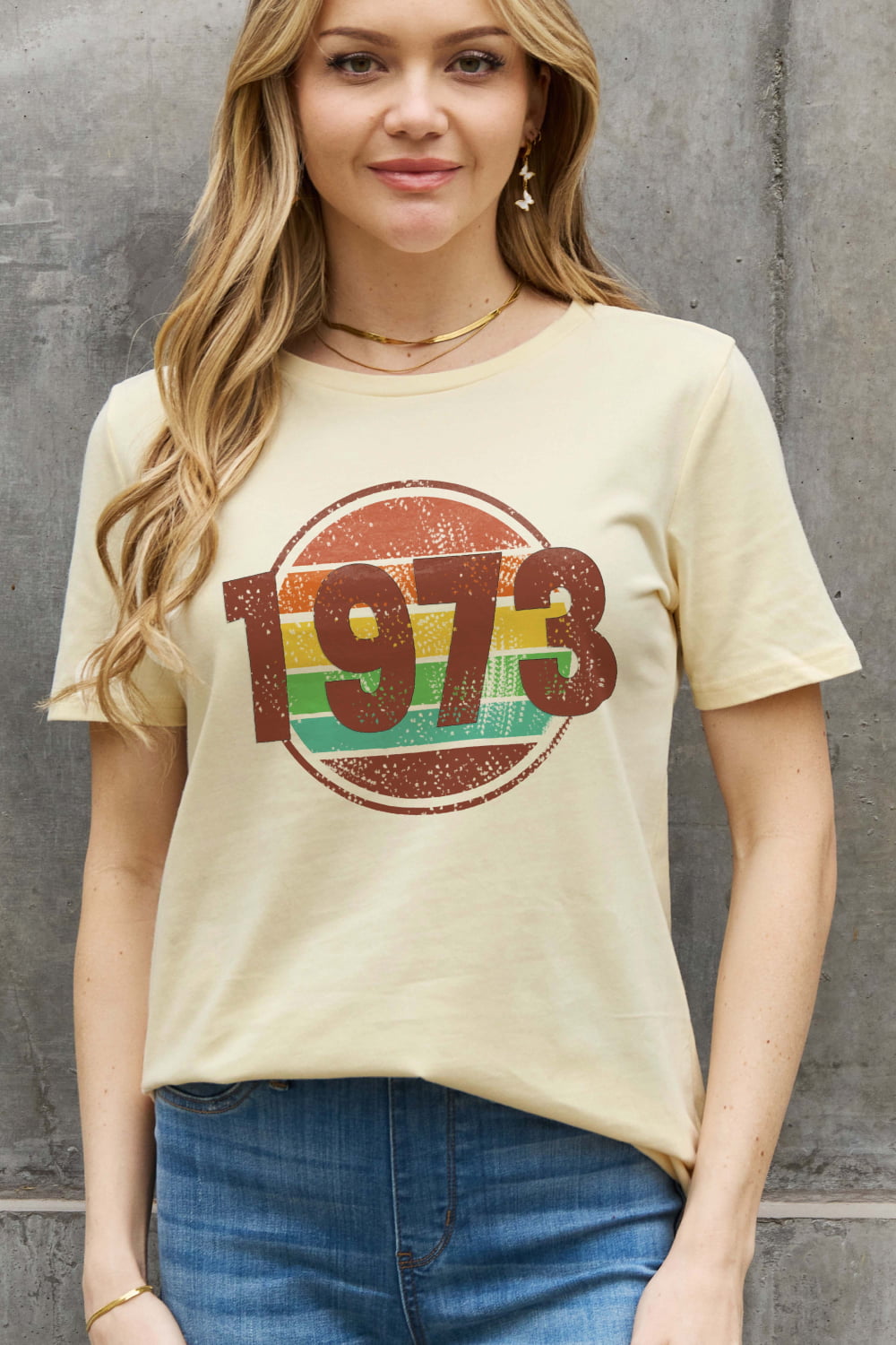 Simply Love 1973 Graphic Cotton Tee