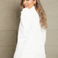 Double Take Leading The Day Puff Sleeve Shawl Collar Blazer