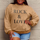 Simply Love ROCK ＆ LOVE Graphic Sweatshirt