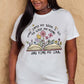 Simply Love Books, Flowers, Soul Graphic Cotton Tee