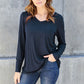 Basic Bae Take Me Anywhere V-Neck Long Sleeve Top
