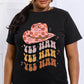 Simply Love YEE HAH YEE HAH YEE HAH Graphic Cotton Tee
