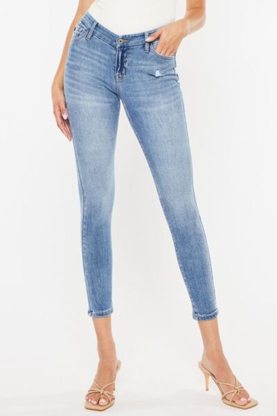 Kancan Elizabeth High Waist Cat's Whiskers Skinny Jeans
