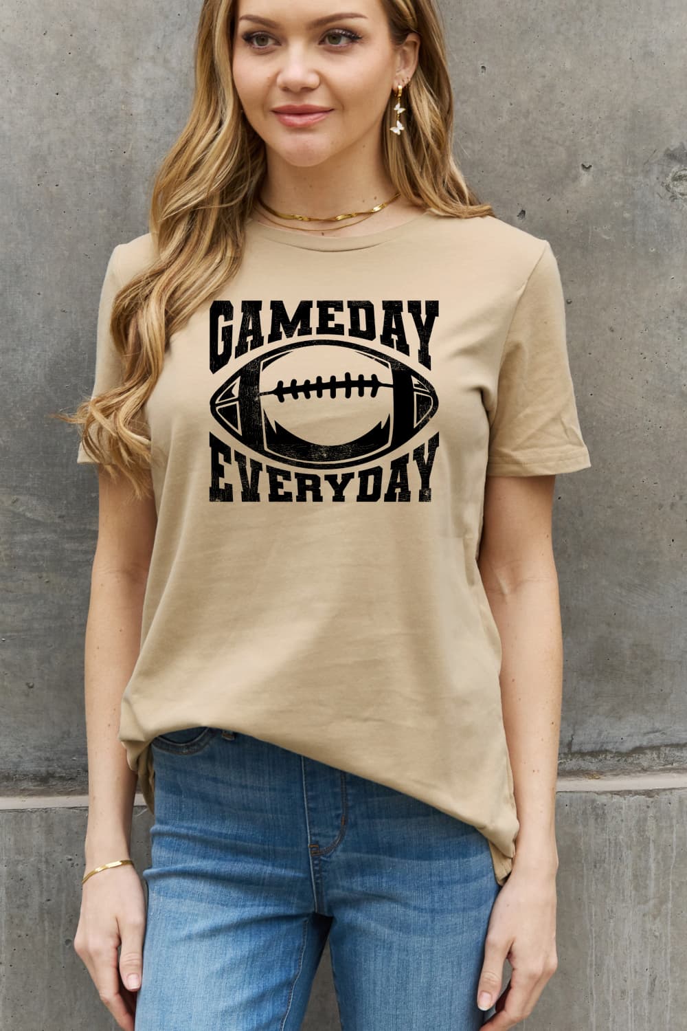 Simply Love GAMEDAY EVERYDAY Graphic Cotton Tee