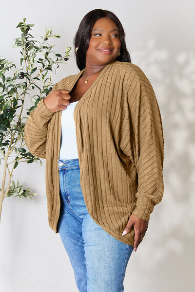 Basic Bae At First Sight Ribbed Cocoon Cardigan