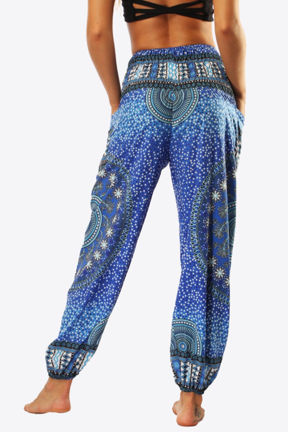 With Confidence High-Waist Printed Pants