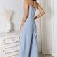 Basic Bae Hey Girl Spaghetti Strap V-Neck Jumpsuit with Pockets