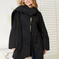 HEYSON Cuddled Up Open Front Cardigan with Scarf Design