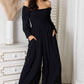 Double Take Twilight Square Neck Jumpsuit with Pockets