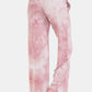 Leggings Depot Glam and Chill Buttery Soft Printed Drawstring Pants in Pink