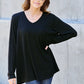 Basic Bae Take Me Anywhere V-Neck Long Sleeve Top