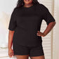 Basic Bae Happiness Is Brewed Soft Rayon Half Sleeve Top and Shorts Set