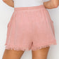 HYFVE Spring Forward Drawstring Frayed Shorts