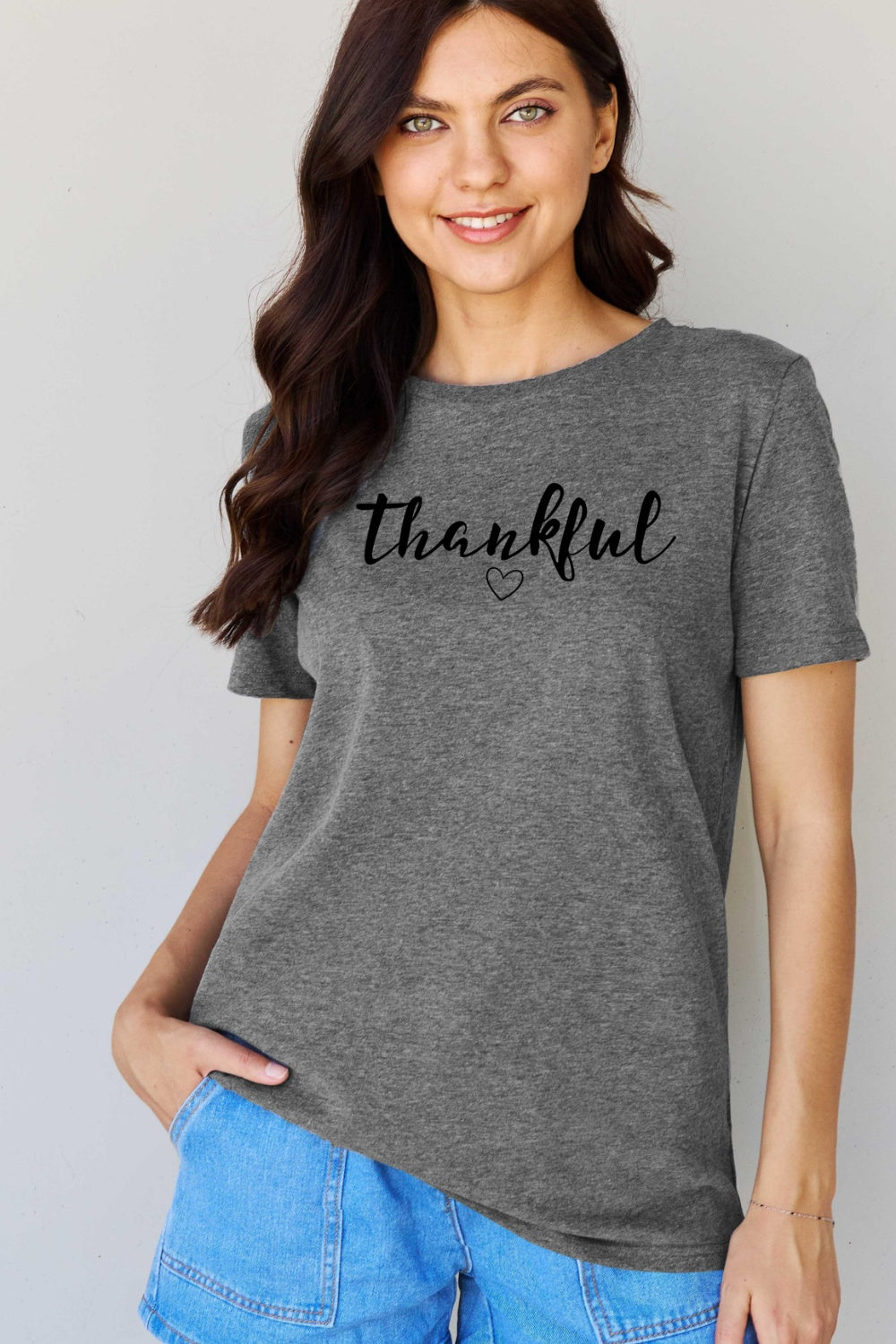 Simply Love THANKFUL Graphic T-Shirt