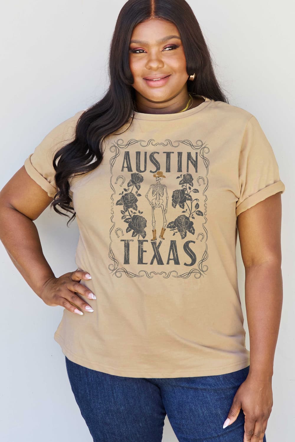 Simply Love AUSTIN  TEXAS Graphic Cotton T-Shirt