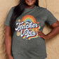 Simply Love TEACHER VIBES Graphic Cotton T-Shirt