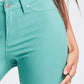 YMI Jeanswear Kate Hyperstretch Mid-Rise Skinny Pants in Sea Green