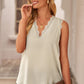Lashes Are Better Eyelash Lace V-Neck Tank Top