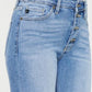 Kancan Gabby Distressed Cat's Whiskers Button Fly Jeans