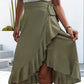 Under The Spanish Moss Tied Detail Ruffled Skirt