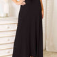 Double Take The Best Memories Soft Rayon Drawstring Waist Maxi Skirt