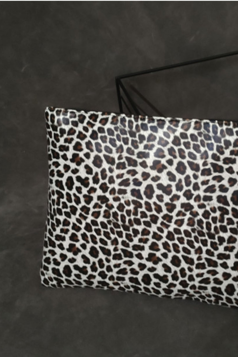 On The Prowl Leopard PU Leather Clutch