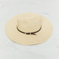 Fame Boho Summer Straw Fedora Hat