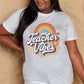 Simply Love TEACHER VIBES Graphic Cotton T-Shirt
