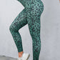 A Leopard's Spots Leopard Print Wide Waistband Leggings