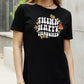 Simply Love THINK HAPPY THOUGHTS Graphic Cotton Tee